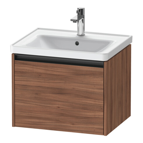 Duravit Meuble sous lavabo Ketho.2 58,4x45,5 cm, noyer naturel, 1 tiroir, suspendu