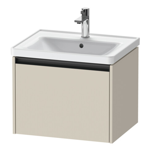 Duravit Meuble sous-lavabo Ketho.2 58,4x45,5 cm, Tau mat, 1 tiroir, suspendu