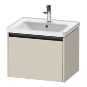Duravit Meuble sous-lavabo Ketho.2 58,4x45,5 cm, Tau mat, 1 tiroir, suspendu