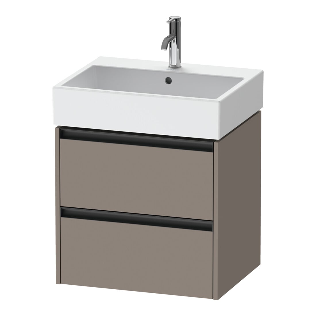 Duravit Meuble sous-lavabo Ketho.2 58,4x46 cm, blanc mat, 2 tiroirs, suspendu
