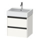 Duravit Meuble sous lavabo Ketho.2 58,4x46 cm, blanc mat, 2 tiroirs, suspendu-1