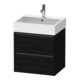 Duravit Meuble sous-lavabo Ketho.2 58,4x46 cm, blanc œuf, 2 tiroirs, suspendu-1