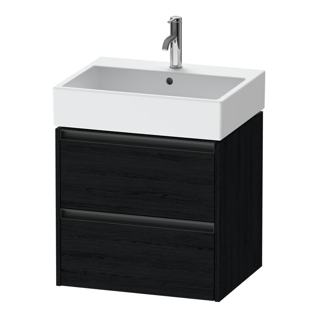 Duravit Meuble sous-lavabo Ketho.2 58,4x46 cm, blanc œuf, 2 tiroirs, suspendu