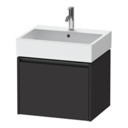 Duravit Meuble sous lavabo Ketho.2 58,4x46 cm, graphite mat, 1 tiroir, suspendu