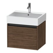 Duravit Meuble sous-lavabo Ketho.2 58,4x46 cm, noyer foncé, 1 tiroir, suspendu