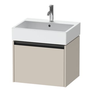 Duravit Meuble sous-lavabo Ketho.2 58,4x46 cm, Taupe, 1 tiroir, suspendu