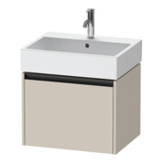 Duravit Meuble sous-lavabo Ketho.2 58,4x46 cm, Taupe, 1 tiroir, suspendu
