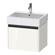 Duravit Meuble sous-lavabo Ketho.2 58,4x46cm, blanc brillant, 1 tiroir, suspendu