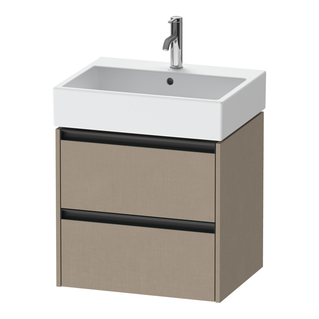 Duravit Meuble sous-lavabo Ketho.2 58,4x46cm, blanc mat, 2 tiroirs, suspendu
