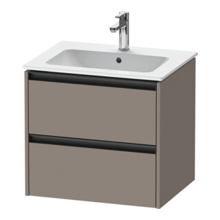 Duravit Meuble sous-lavabo Ketho.2 61x48 cm, blanc mat, 2 tiroirs, suspendu