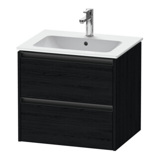 Duravit Meuble sous-lavabo Ketho.2 61x48 cm, blanc œuf, 2 tiroirs, suspendu