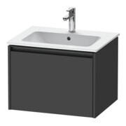 Duravit Meuble sous lavabo Ketho.2 61x48 cm, graph ma, 1 tiroir, suspendu