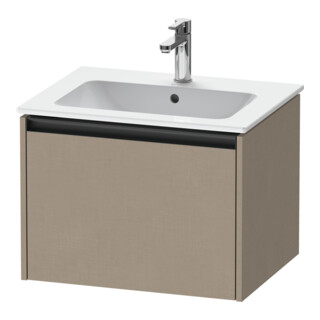 Duravit Meuble sous-lavabo Ketho.2 61x48 cm, lin, 1 tiroir, suspendu mural