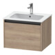 Duravit Meuble sous-lavabo Ketho.2 61x48 cm, œuf marbré, 1 tiroir, suspendu-1