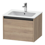 Duravit Meuble sous-lavabo Ketho.2 61x48 cm, œuf marbré, 1 tiroir, suspendu