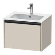 Duravit Meuble sous lavabo Ketho.2 61x48 cm, tau mat, 1 tiroir, suspendu