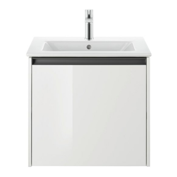 Duravit Meuble sous-lavabo Ketho.2 61x48cm, blanc brillant, 1 tiroir, suspendu