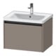 Duravit Meuble sous-lavabo Ketho.2 63,4x45,5 cm, bas, 1 tiroir, suspendu mural-1