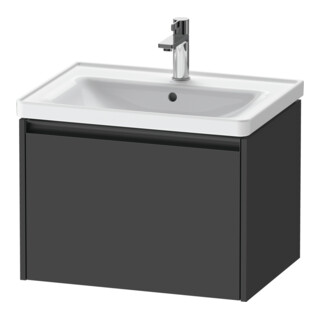 Duravit Meuble sous-lavabo Ketho.2 63,4x45,5 cm, graph ma, 1 tiroir, suspendu