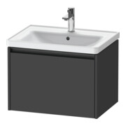 Duravit Meuble sous-lavabo Ketho.2 63,4x45,5 cm, graph ma, 1 tiroir, suspendu