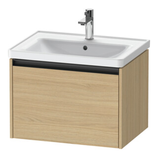 Duravit Meuble sous-lavabo Ketho.2 63,4x45,5 cm, œuf naturel, 1 tiroir, suspendu