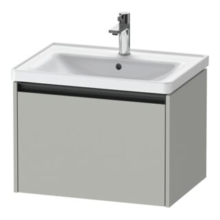 Duravit Meuble sous-lavabo Ketho.2 63,4x45,5cm, béton gris, 1 tiroir, suspendu