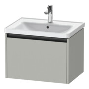 Duravit Meuble sous-lavabo Ketho.2 63,4x45,5cm, béton gris, 1 tiroir, suspendu