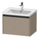 Duravit Meuble sous lavabo Ketho.2 63,4x45,5cm, blanc, 1 tiroir, suspendu-1