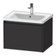 Duravit Meuble sous lavabo Ketho.2 63,4x45,5cm, graphite mat, 1 tiroir, suspendu-1