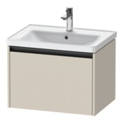 Duravit Meuble sous-lavabo Ketho.2 63,4x45,5cm, Tau mat, 1 tiroir, suspendu