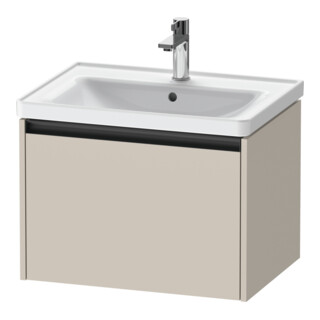 Duravit Meuble sous lavabo Ketho.2 63,4x45,5cm, taupe, 1 tiroir, suspendu