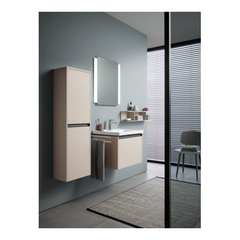 Duravit Meuble sous lavabo Ketho.2 63,4x45,5cm, taupe, 1 tiroir, suspendu