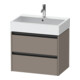 Duravit Meuble sous lavabo Ketho.2 68,4x46 cm, bas. ma, 2 tiroirs, suspendu-1
