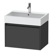 Duravit Meuble sous-lavabo Ketho.2 68,4x46 cm, graph ma, 1 tiroir, suspendu