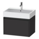 Duravit Meuble sous lavabo Ketho.2 68,4x46 cm, graphite mat, 1 tiroir, suspendu-1
