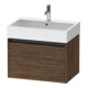 Duravit Meuble sous lavabo Ketho.2 68,4x46 cm, noyer foncé, 1 tiroir, suspendu-1