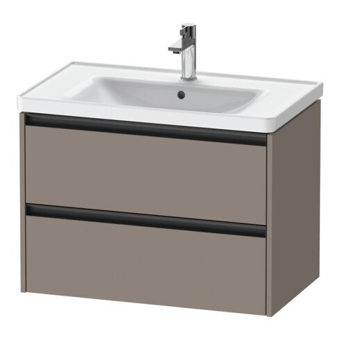 Duravit Meuble sous-lavabo Ketho.2 78,4x45,5 cm, bas. mat, 2 tiroirs, suspendu