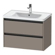 Duravit Meuble sous-lavabo Ketho.2 78,4x45,5 cm, bas. mat, 2 tiroirs, suspendu-1