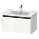 Duravit Meuble sous-lavabo Ketho.2 78,4x45,5 cm, blanc brillant, 1 tiroir, suspendu-1