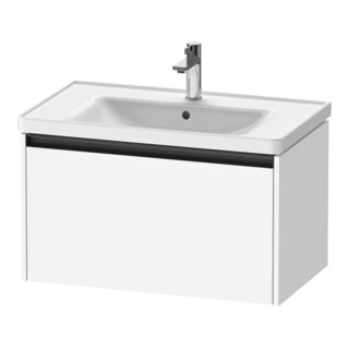 Duravit Meuble sous lavabo Ketho.2 78,4x45,5 cm, blanc mat, 1 tiroir, suspendu