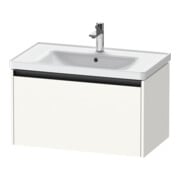 Duravit Meuble sous lavabo Ketho.2 78,4x45,5 cm, blanc mat, 1 tiroir, suspendu
