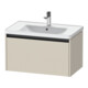 Duravit Meuble sous-lavabo Ketho.2 78,4x45,5 cm, tau mat, 1 tiroir, suspendu-1