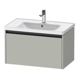 Duravit Meuble sous-lavabo Ketho.2 78,4x45,5cm, béton gris, 1 tiroir, suspendu
