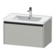Duravit Meuble sous-lavabo Ketho.2 78,4x45,5cm, béton gris, 1 tiroir, suspendu-1