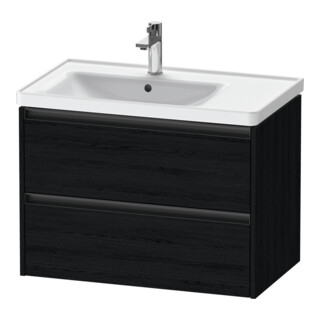Duravit Meuble sous-lavabo Ketho.2 78,4x45,5x54,9 cm, avec siphon à gauche, blanc œuf