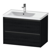 Duravit Meuble sous-lavabo Ketho.2 78,4x45,5x54,9 cm, avec siphon à gauche, blanc œuf
