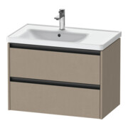 Duravit Meuble sous-lavabo Ketho.2 78,4x45,5x54,9 cm, avec siphon à gauche, sans éclairage