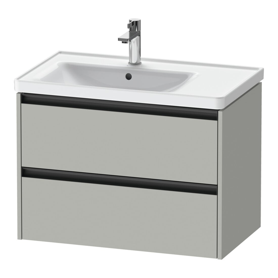 Duravit Meuble sous lavabo Ketho.2 78,4x45,5x54,9 cm, béton gris