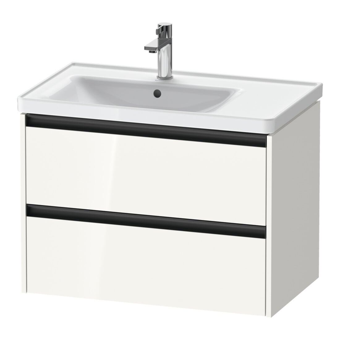 Duravit Meuble sous-lavabo Ketho.2 78,4x45,5x54,9 cm, f WT m B gauche, blanc brillant