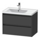 Duravit Meuble sous-lavabo Ketho.2 78,4x45,5x54,9 cm, f WT m B gauche, graph ma-1